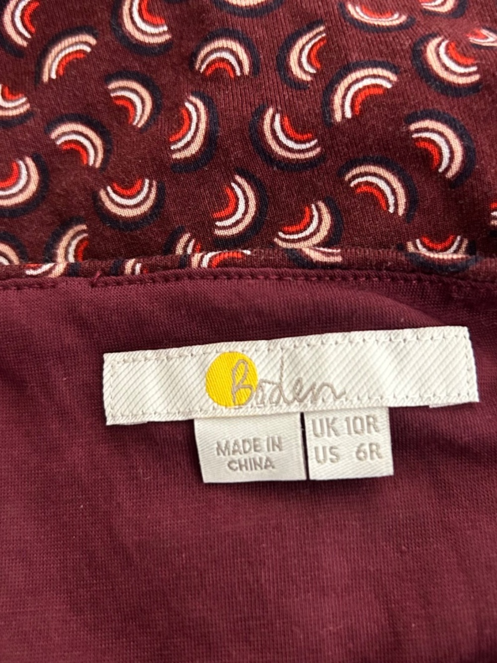 Boden Womens Philippa Jersey Midi Dress Size 6 - Picture 9 of 10